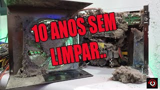 NÃO DEIXE SEU COMPUTADOR FICAR ASSIM (O PC MAIS SUJO QUE JÁ LIMPEI!)