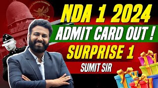 NDA 1 2024 Emergency News😲 UPSC NDA Admit Card 2024 Released- Download Now | Learn With Sumit Resimi