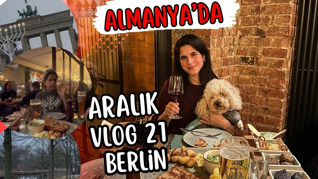 Berlin’de İlk Alman Restoranı Deneyimimiz 🇩🇪 | Turistik Gezi | Almanya’da Aralık Vlog 21 #aralog 