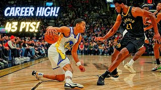 Jordan Poole 43 Points, 6 Assists vs Raptors FULL HIGHLIGHTS