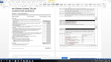 9210 IGCSE Comp Sci Past Paper 1 Walkthrough - Question 3 CORRECTION!