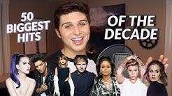 Singing The 50 Biggest Hits of the DECADE to ONE BEAT!