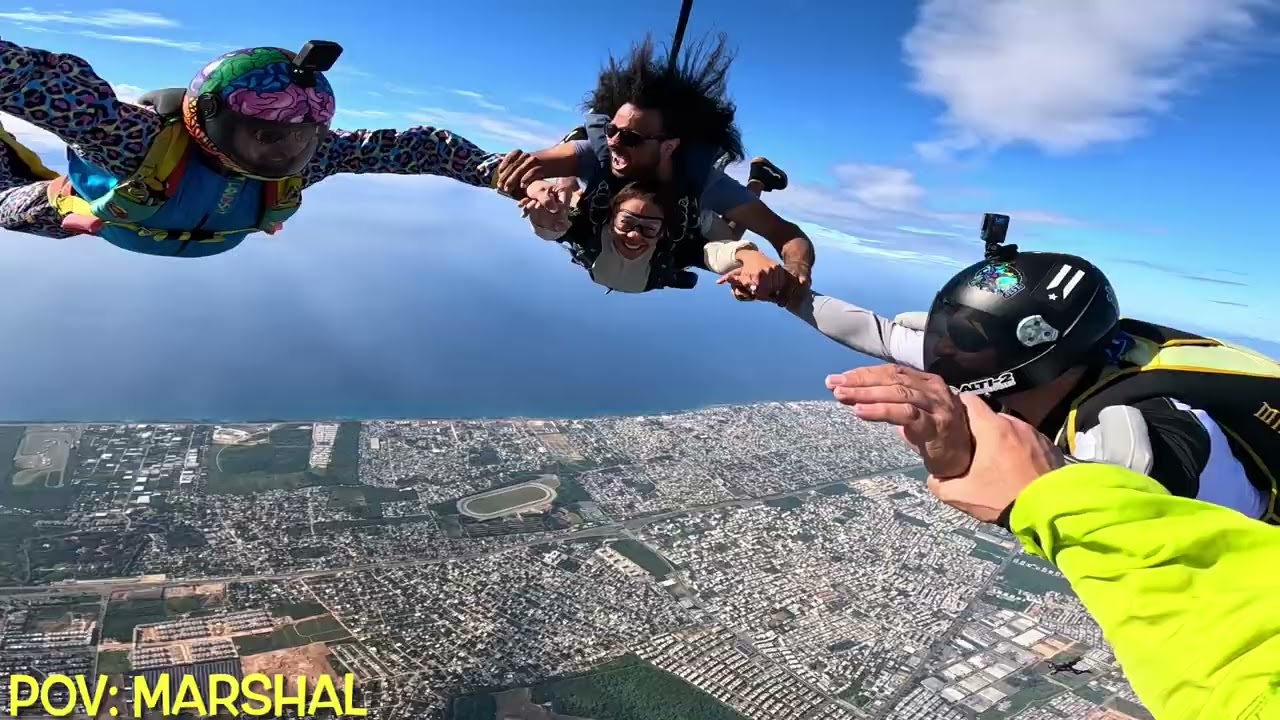 Skydive Fun Jump #198 7way Tandem