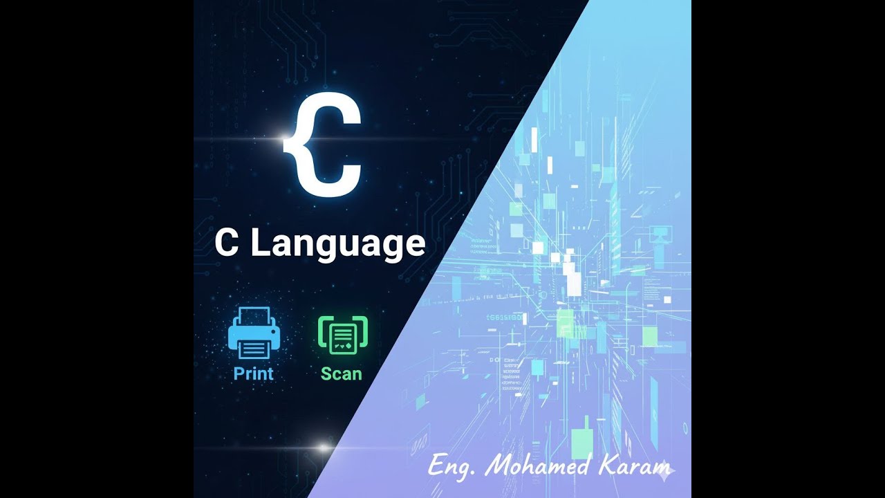 print and scan in C language - YouTube