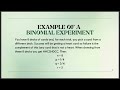 Binomial probability distributions