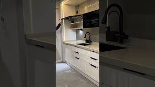 SMART KITCHEN Cabinet lift up Solutions | ENHANCE Your kitchen space  #kitchen #ytshorts  #shorts