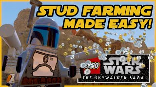 LEGO Star Wars the Skywalker Saga - STUD FARMING MADE EASY!!!  The fastest way to farm studs!