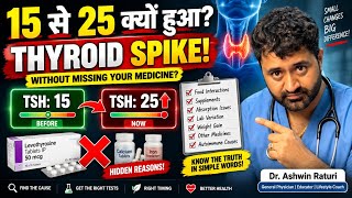 How did your thyroid become 12 to 25 even after taking medicine? #drashwinraturi #thyroid #medica... screenshot 2