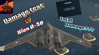 Damage test of Xian H-20 bomber | Modern Warships