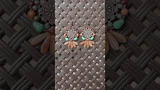 Bohemian Beaded Earrings Tutorial in Comments