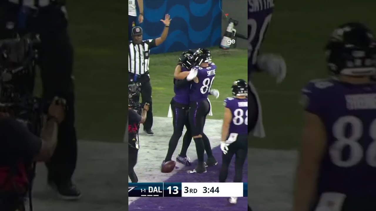 TOUCHDOWN DO RAVENS! | #shorts | ge.globo