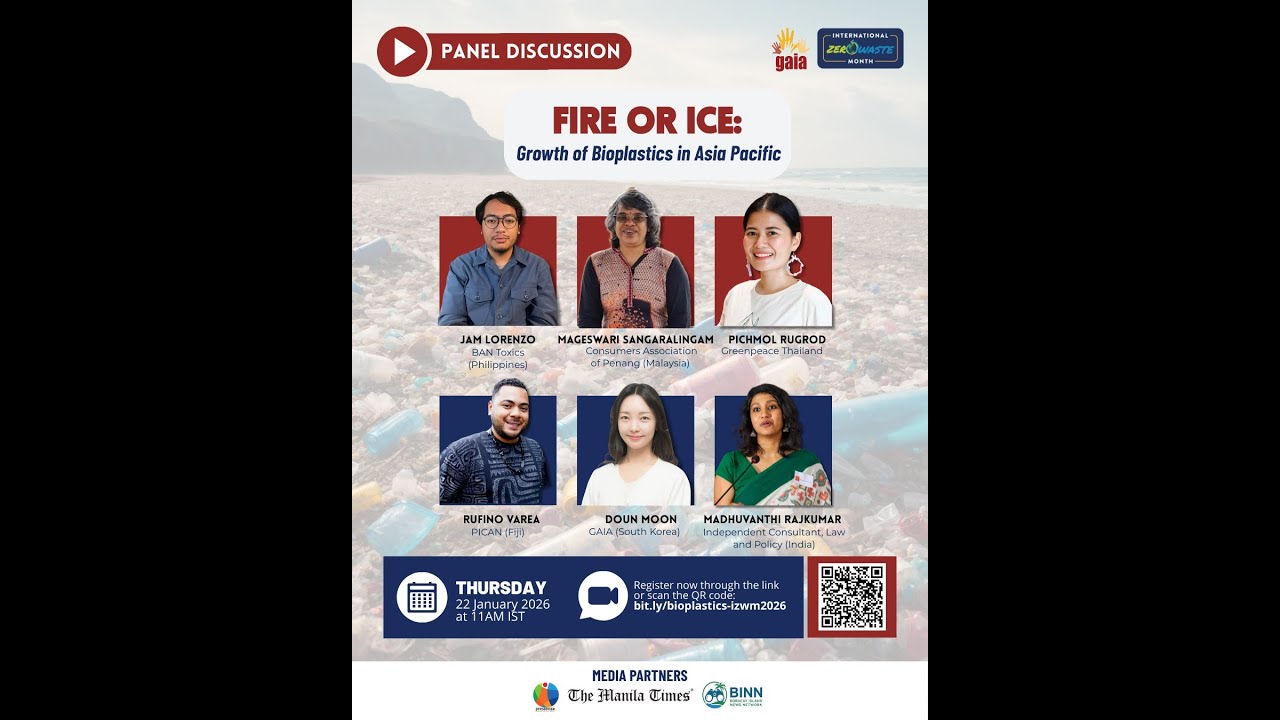 FIRE OR ICE: GROWTH OF BIOPLASTICS IN ASIA PACIFIC  (Panel Discussion, January 22, 2026)