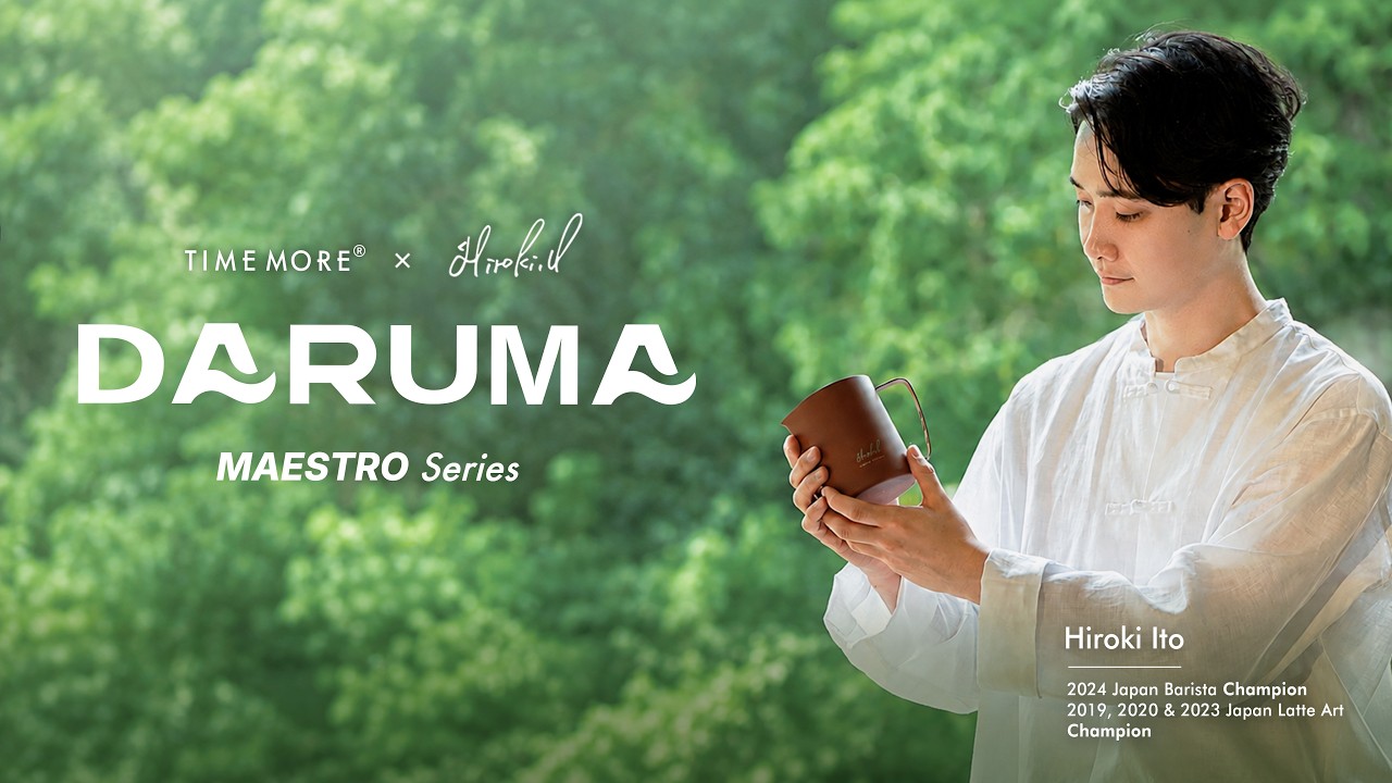 TIMEMORE × Hiroki Ito 伊藤 大貴 Daruma-Milk Pitcher 380ml White
