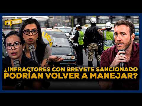 ¿Choferes sancionados por manejar ebrios podrían volver al volante?| SEGMENTO #AsiEstamos