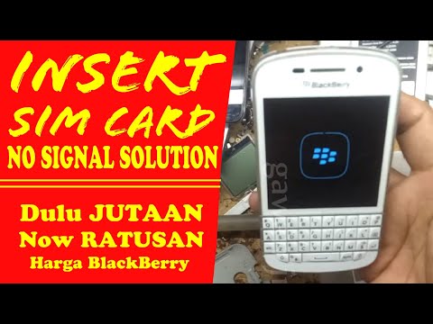 Cara Service BlackBerry Q10 Insert Sim Card - No Signal Solution