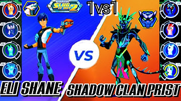 (Slugterra) Eli Stealth vs Shadow Clan Prist | Multiplayer Mode Gameplay.