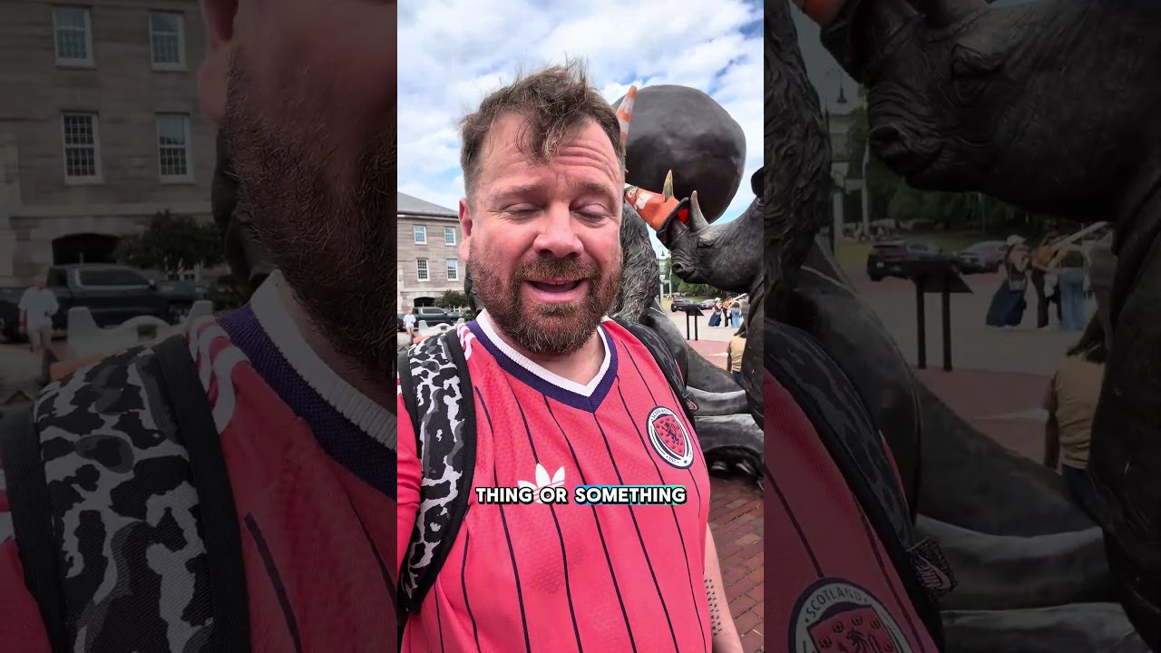 Signs the Tartan Army was in Boston