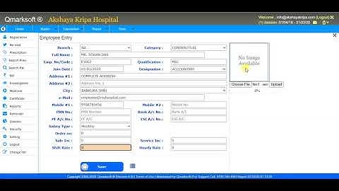 Employee Management in hospital Part-1