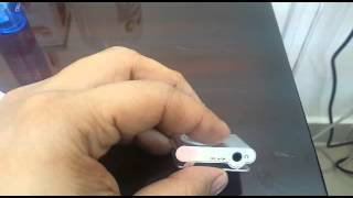 Simplicity Fashion Pocket MP3 Player 3.5mm Audio Jack with Back Clip and Micro SD Card Slot