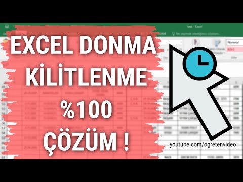 Video: Excel Nasıl Hızlandırılır