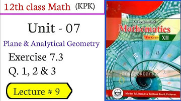 Find the Perpendicular distance from the point and the line| chapter 7 plane & analytical geometry