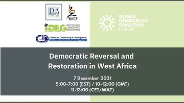 Democratic Reversal and Restoration in West Africa