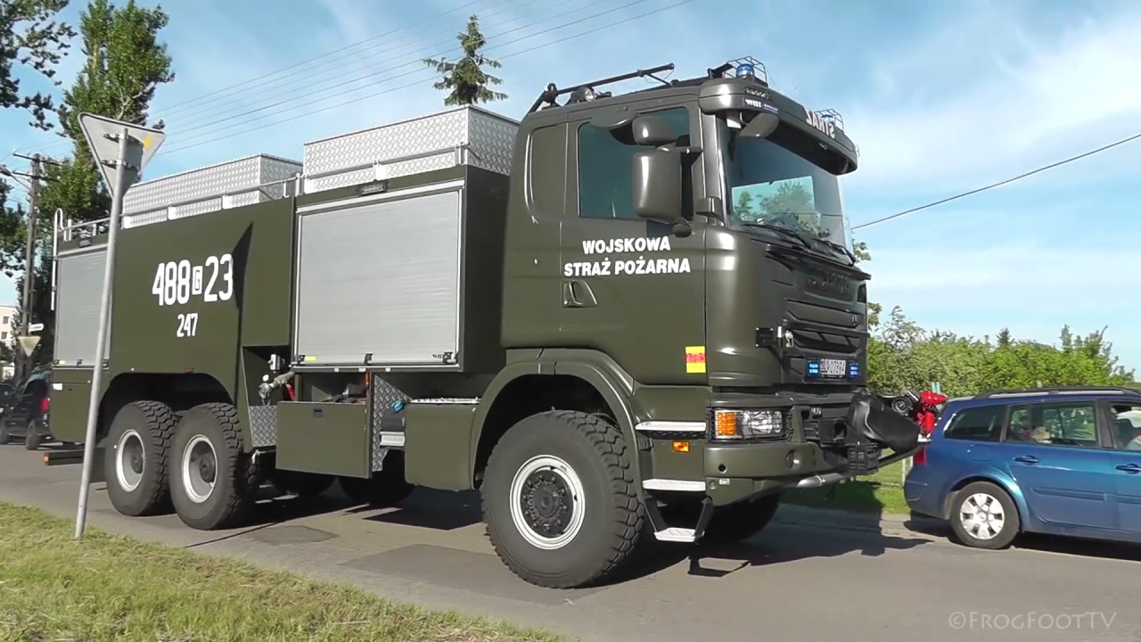 Malbork 998: Alarmowo Wojskowa Straż Pożarna Malbork - Scania G450 GCBA 488[G]23
