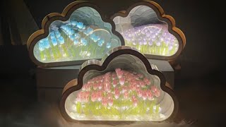 diy tulip cloud light tutorial