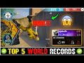 TOP 5 WORLD RECORD IN FREE FIRE⚡⚡- HIGHEST KILLS, DAMAGE AND MANY MORE | Part 10