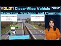 YOLO11 Class-Wise Vehicle Detection, Tracking, and Counting Tutorial