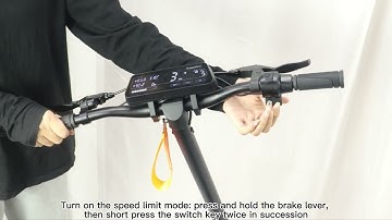 Kukirin G3 Open & Close Speed Limit Tutorial（Kukirin G3开启&关闭限速教程）