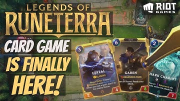 LEGENDS OF RUNETERRA - NEW Card Game by Riot Games [INTRO GUIDE and GAMEPLAY TRAILER]