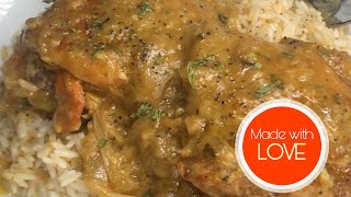 How To Make Grandma’s Smothered Fried Chicken In Gravy ?