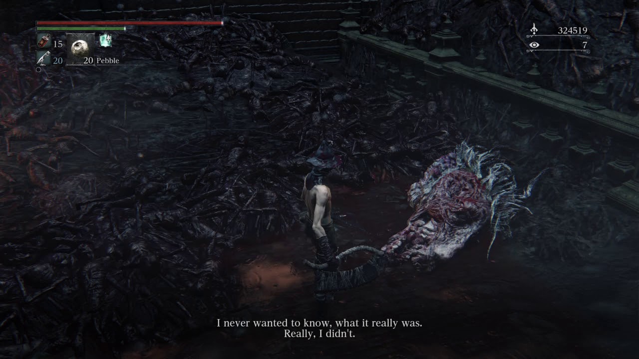 Bloodborne - Ludwig's Dialogue after Boss (Say 'Yes' + Corpse Guy ...