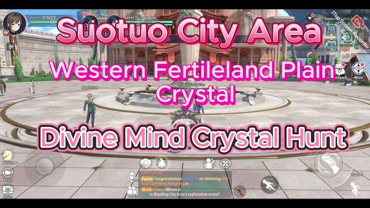 Soul Land: New World - Suotuo City Area - Western Fertileland Plain Crystal (Divine Mind Crystal)