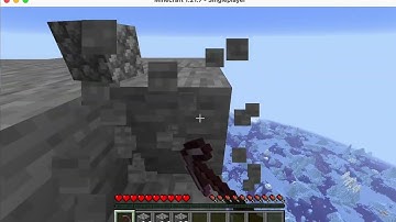 Day 8 of mining 1 layer of a chunk until I reach 1k subs