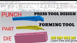 Press tool design in NX # Siemens tool design