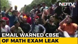 CBSE Ignored 2 Tip-Offs, Email On Paper Leak, Probe Reveals