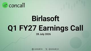 Birlasoft Q1 FY27 Earnings Conference Call | Concall.in screenshot 3