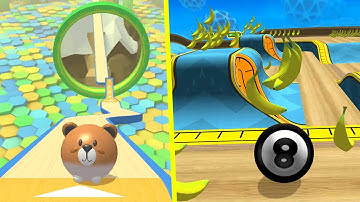 Going Balls Vs Action Balls All Levels Gameplay Android iOS #208