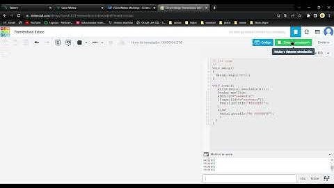 Arduino ejecución de ejercicio