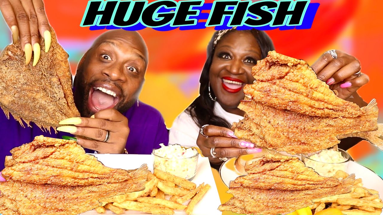 ОГРОМНАЯ РЫБА-КРОАКЕР МУКБАНГ С @LLIPS | ЖАРЕНЫЕ МОРЕПРОДУКТЫ | ДАВАЙТЕ ПОГОВОРИМ ОБ ​​ЭТОМ!! | П...