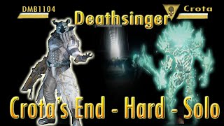 Crota's End Solo - Hard Mode - No Self Revive - Gatekeepers