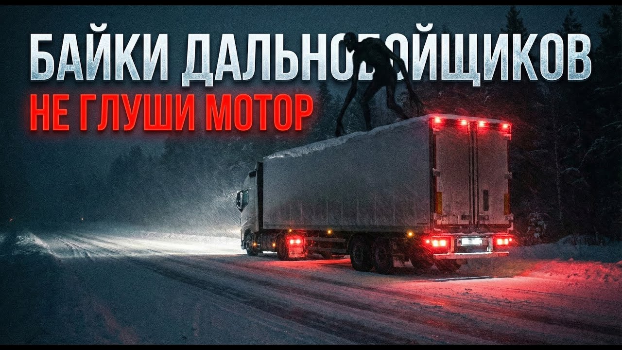 НИКОГДА не глуши мотор на Колыме. Реальная жуть дальнобойщика.
