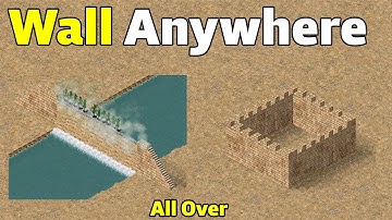 Build Walls (Water + Anywhere) Stronghold Crusader | Stronghold Crusader The Great Wall