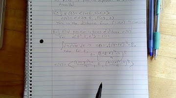 Arc length parameterization video.