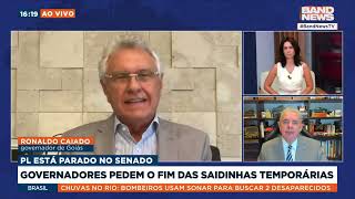 Entrevista para a BandNews TV, sobre saidinhas temporárias