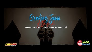GENDING JAWA KLASIK  ASMORONDONO SREPEG PALARAN / CS BALISA SRAGEN