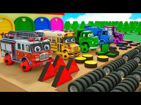 ¡Ay, Dios mío! Reemplazo de la rueda y El estudio de la forma - Canciones infantiles