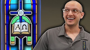 Holy Orders Sacrament Stained Glass